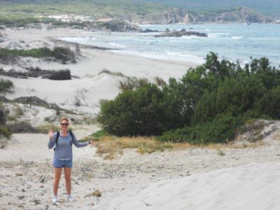 Am Strand La Liccia ging es dann am nächsten Tag weiter mit dem Sammeln